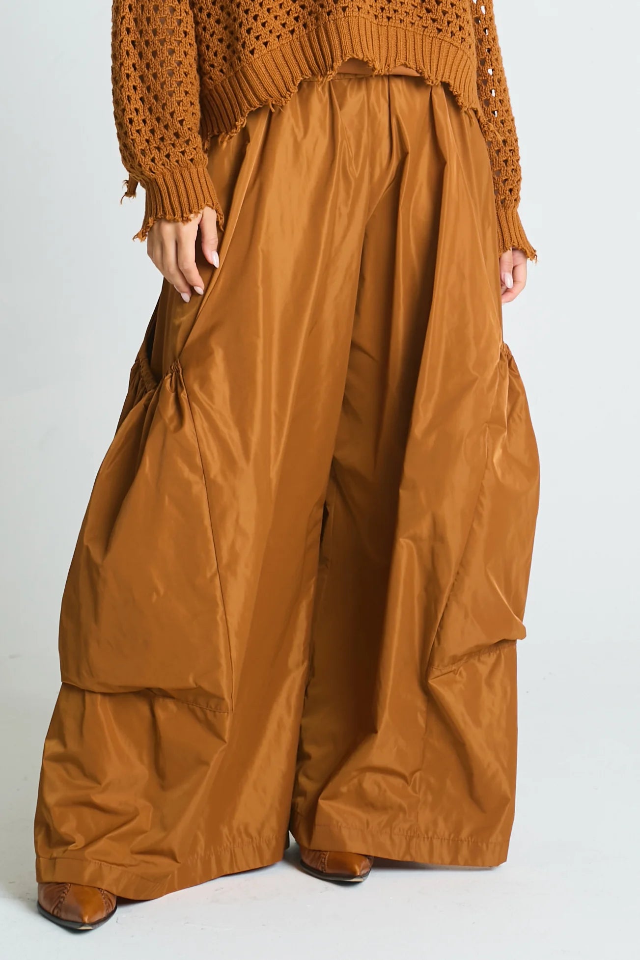Planet Big Pocket Pants - Chestnut