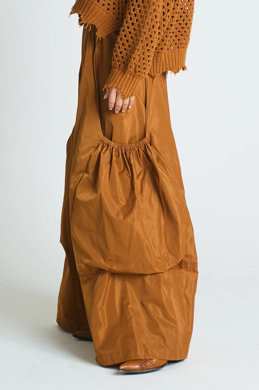 Planet Big Pocket Pants - Chestnut