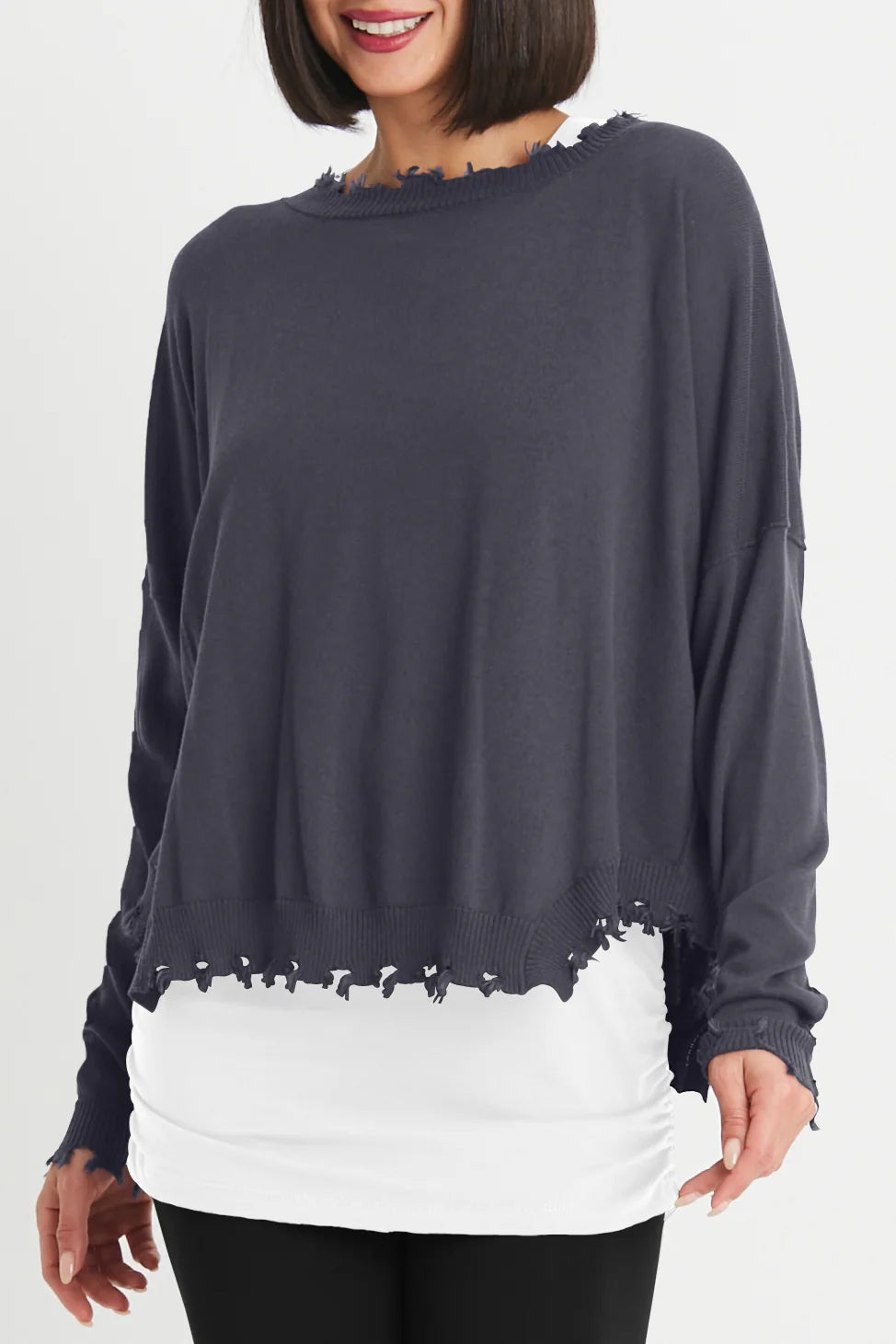 Planet Shabby Chic Sweater - Grey