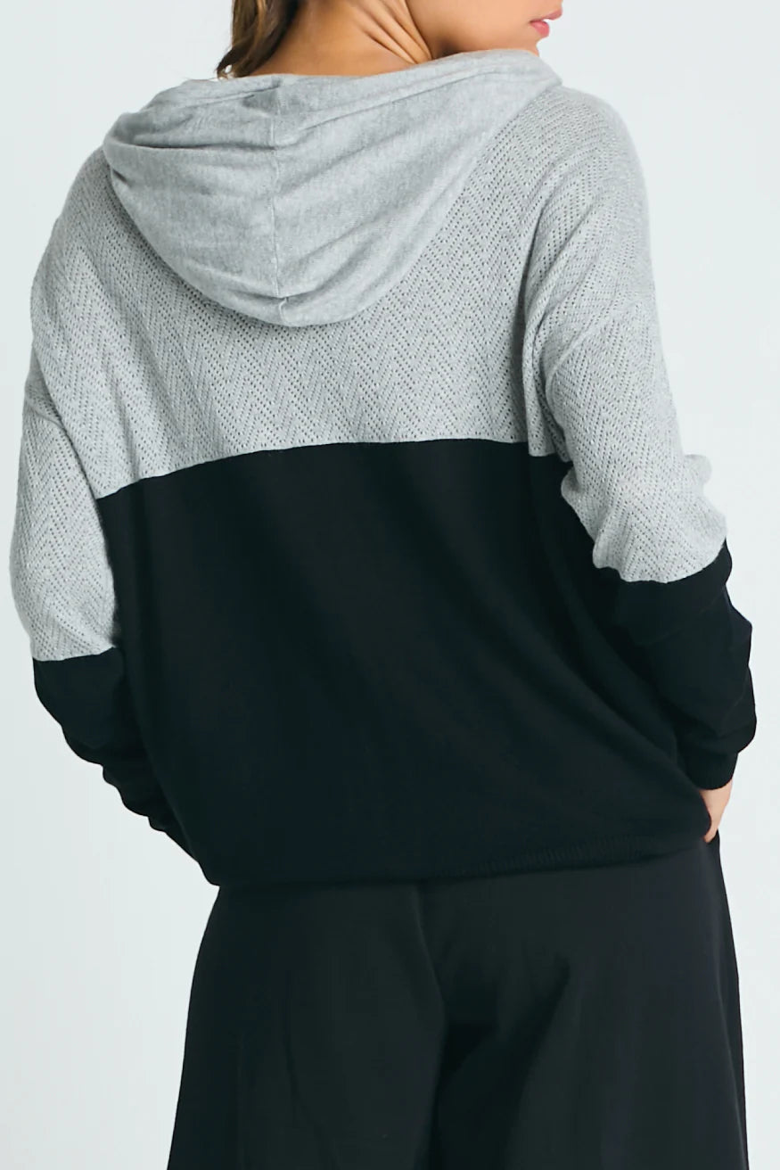 Planet Pima Cotton 2 Tone Hoodie