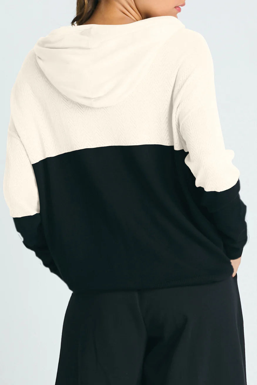 Planet Pima Cotton 2 Tone Hoodie