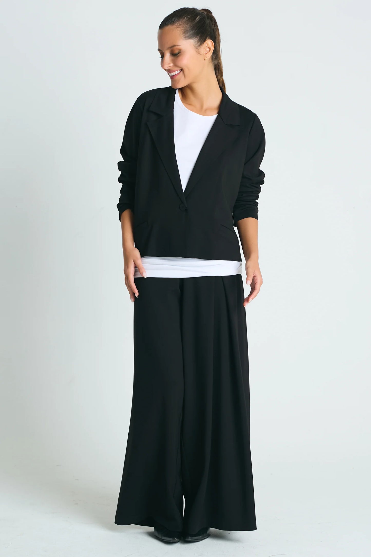 Planet Scuba Crop Blazer