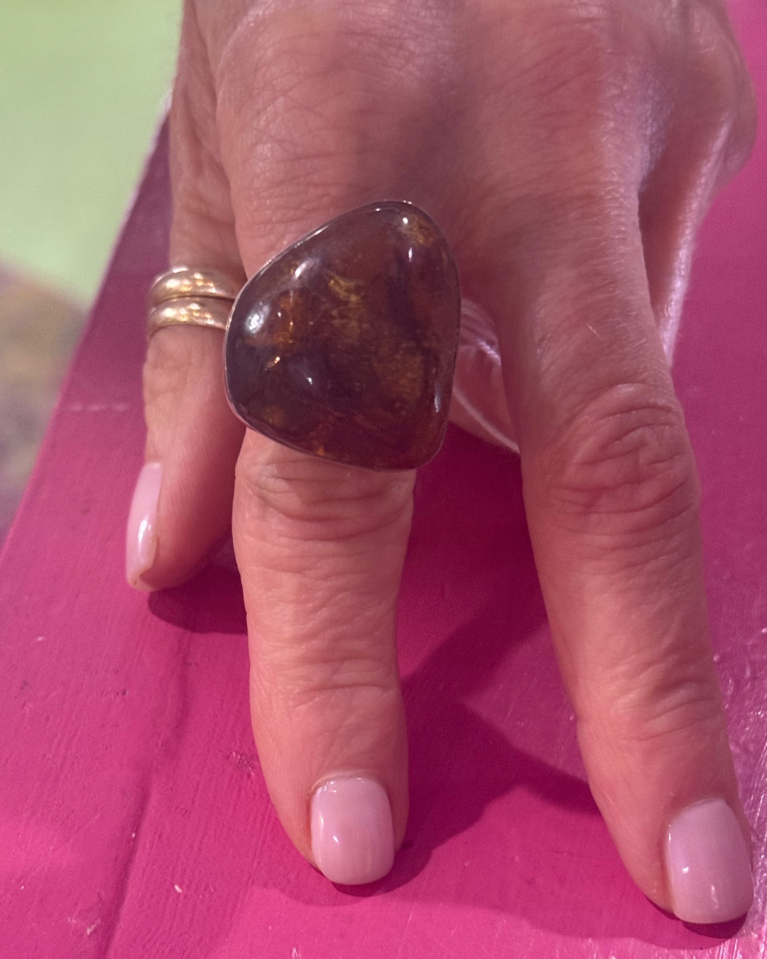 Silver Hearts Ring
