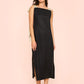 Bitte Kai Rand Linen Dress - Black/Ivory