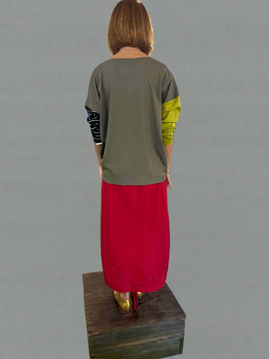 Bryn Walker Cleo Skirt - Red