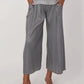 Gabby Isabella Plisse Pants - Silver
