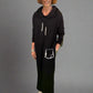 NY 77 Hooded Dress - Black