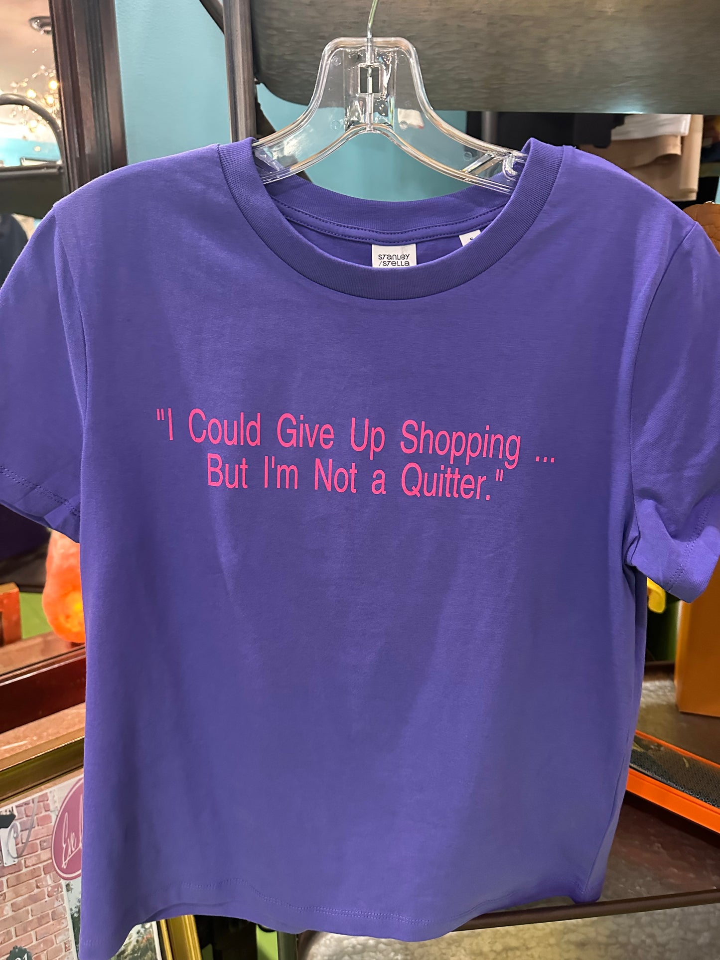 Eve Avery 'I Could Give Up Shopping....' Tee