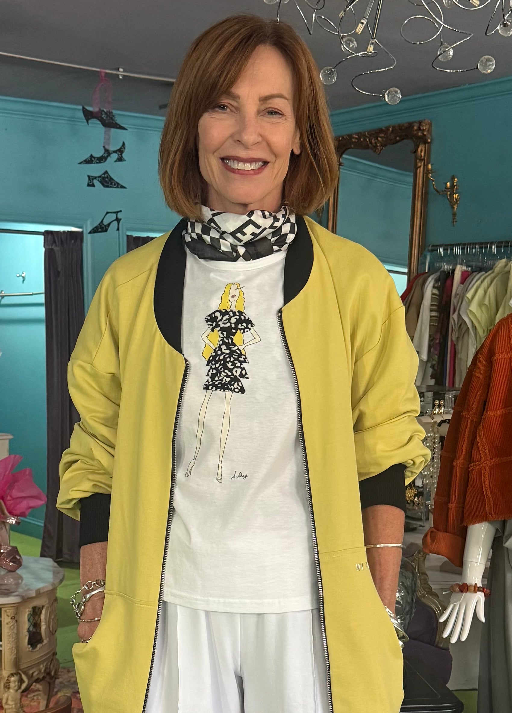 Sheila Gray Fasion Tee - Safari Vibes