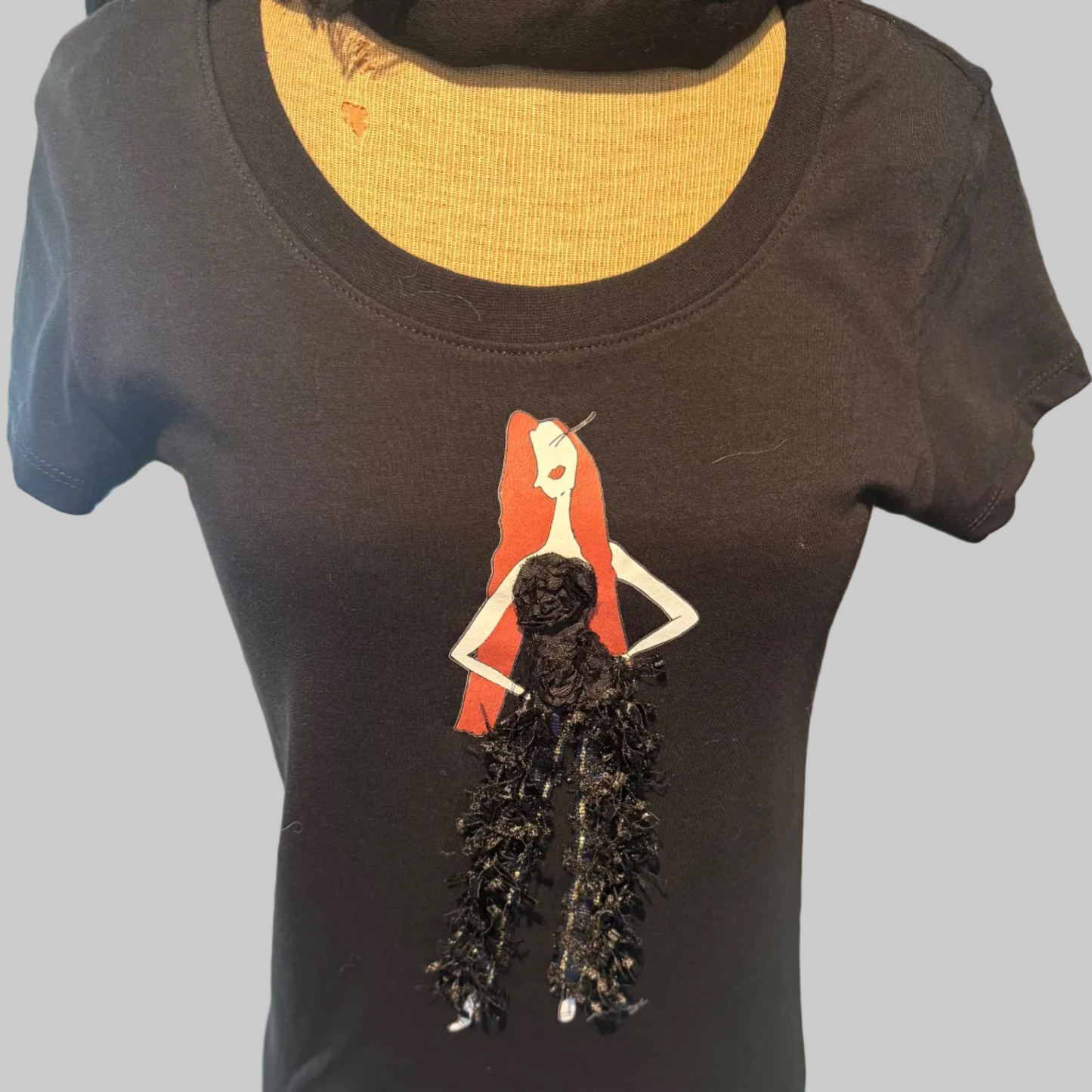Sheila Gray Fashion Tee - Fringe & Fun