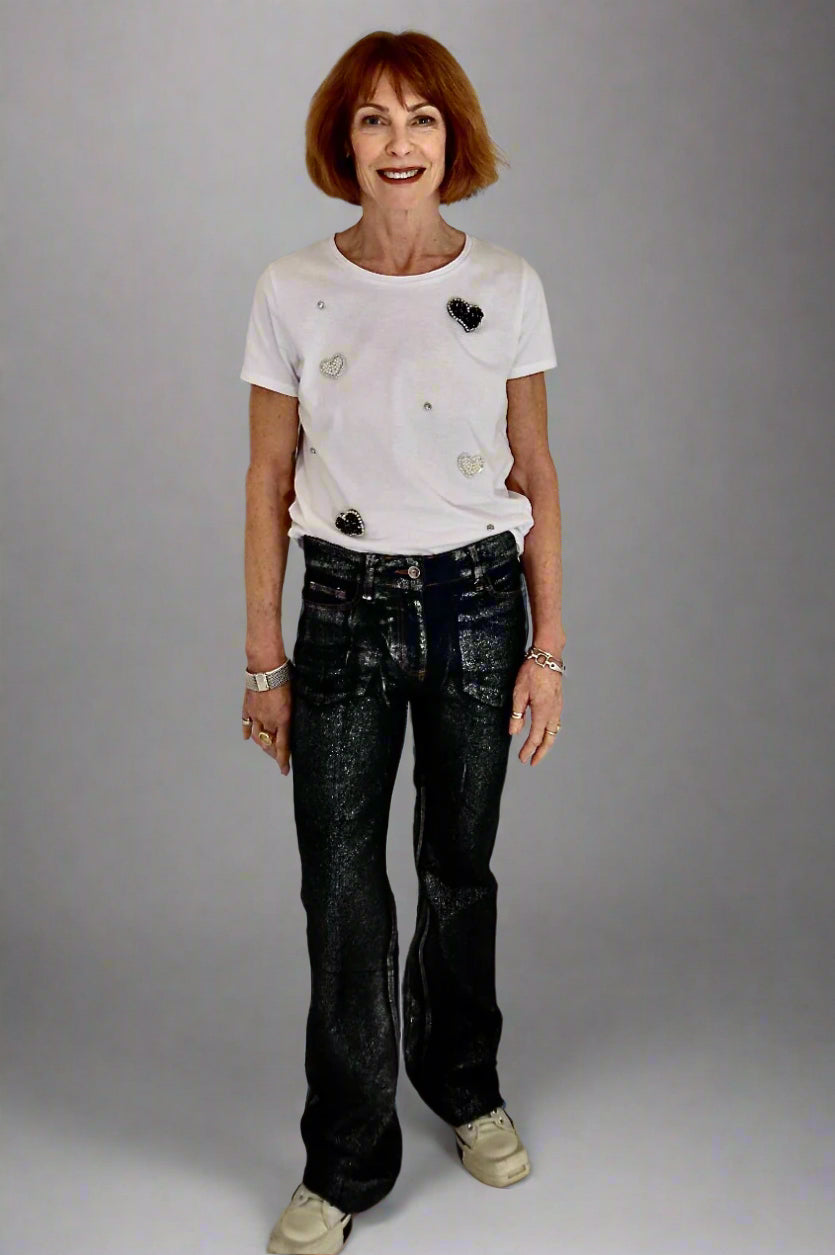Regina Heart Embellishment Tee