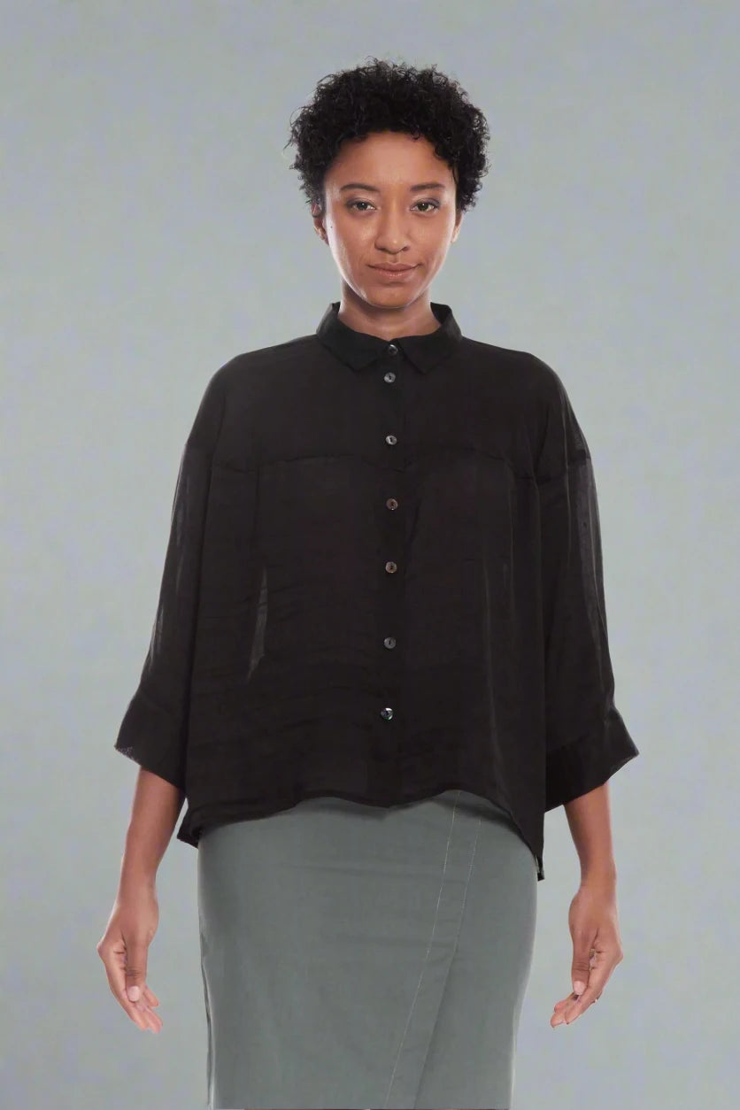 Matthildur Moon Shirt - Black