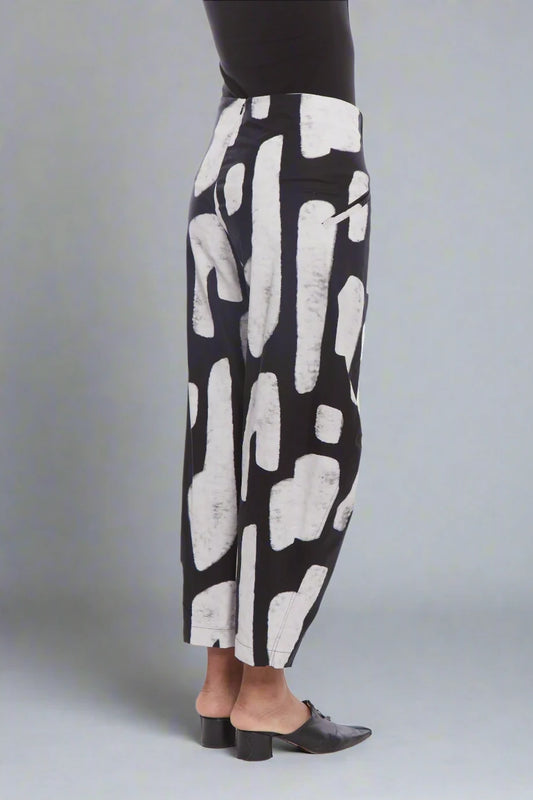 Matthildur Orchid Pant - Black Inca Print