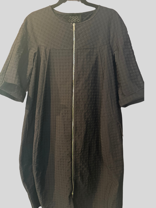 NY 77 Waffle Midi Dress