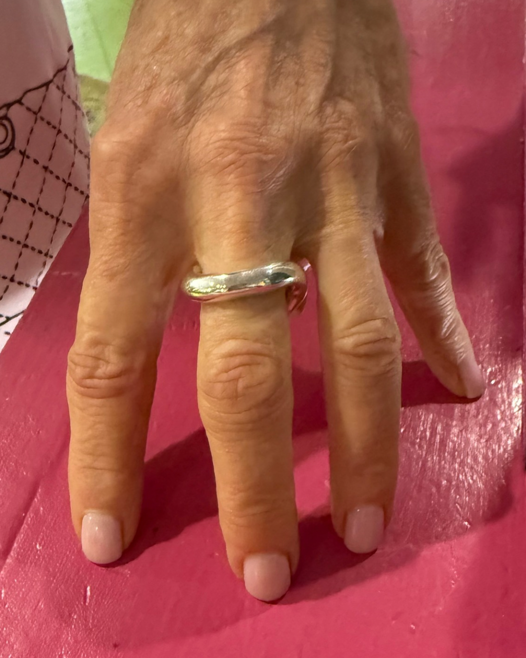 Silver Hearts Ring