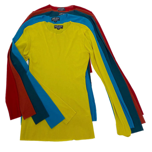 Petit Pois Nylon Mesh Top - Lemon Zest