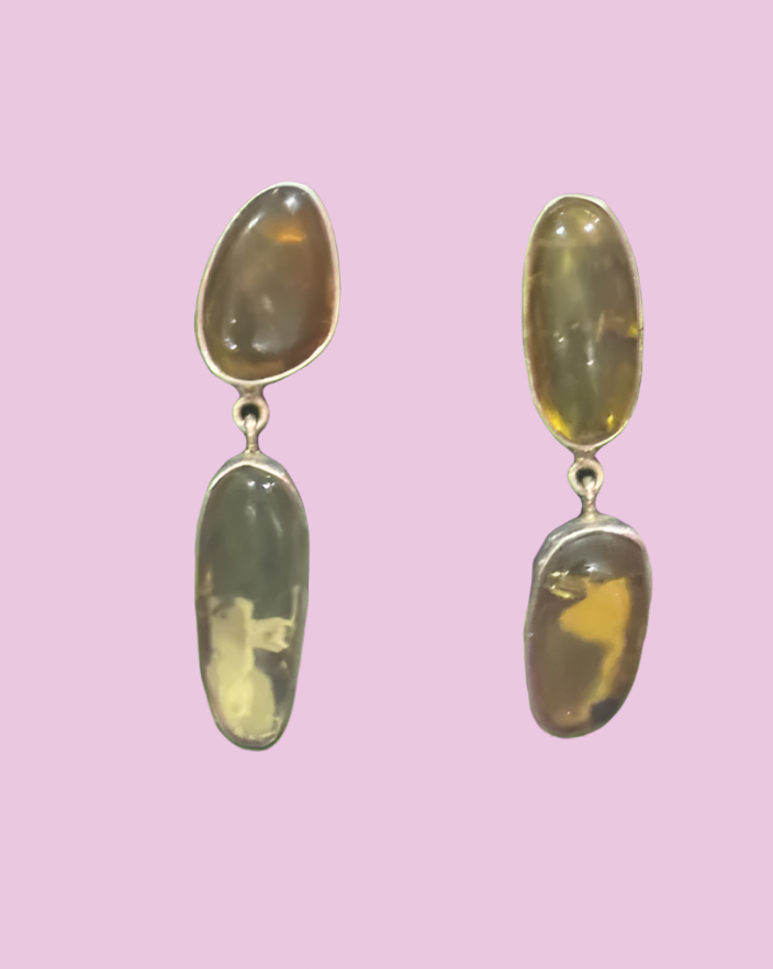 Silver Hearts Earrings