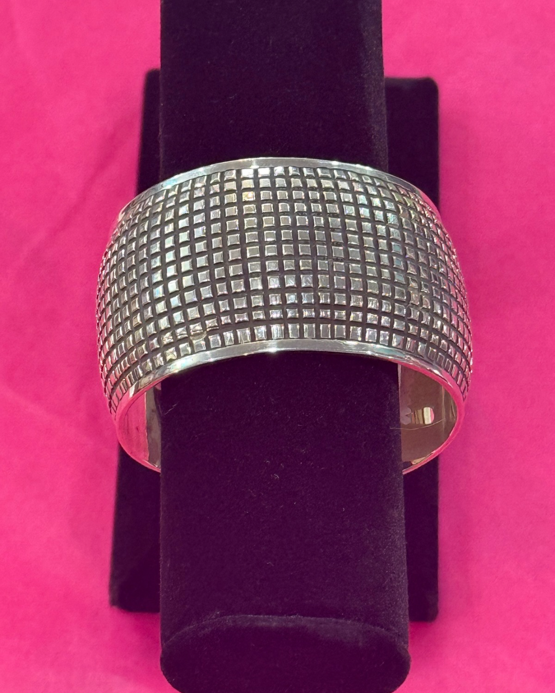 Silver Hearts Cuff