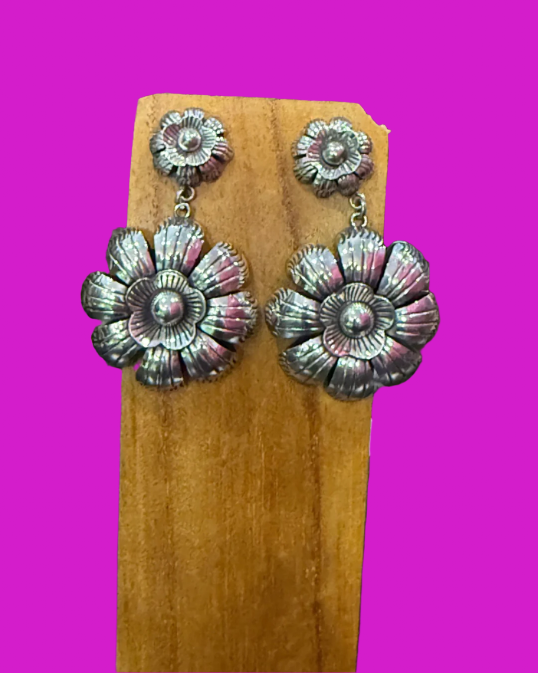 Silver Hearts Earrings