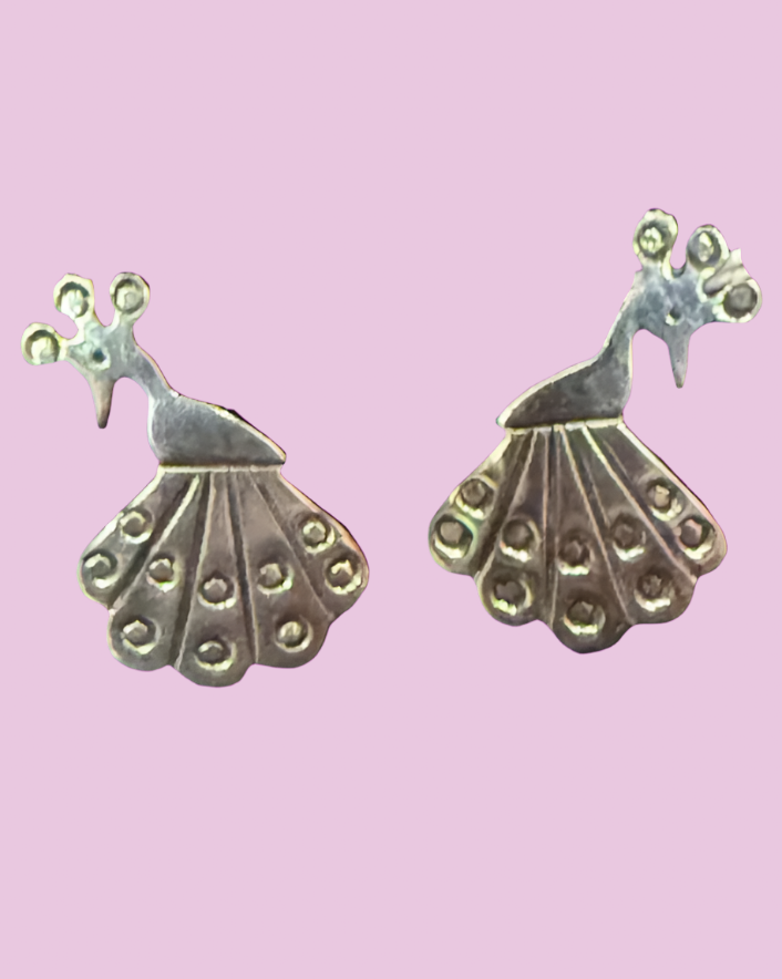 Silver Hearts Earrings