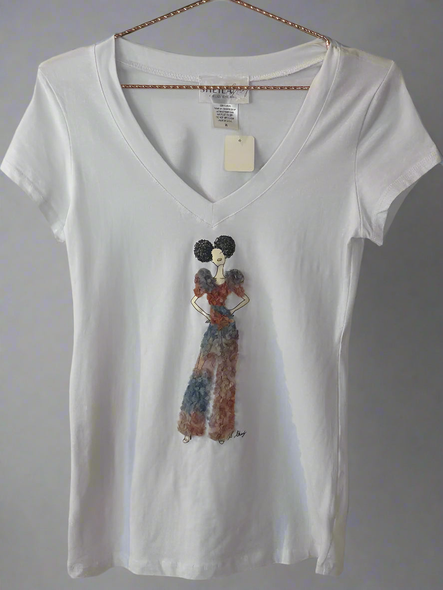 Sheila Gray Fashion Tee - Tie Dye Beauty