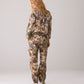 Summum Cammouflage and Floral Print Pants