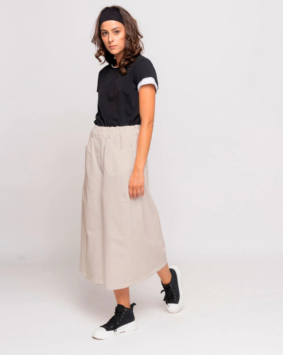 Baci Cropped Wide Leg Trousers