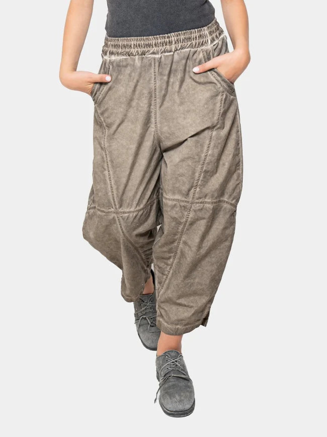 Baci Diagnol Seam Barrell Pants