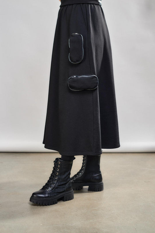 NY 77 Cleone Skirt - Black