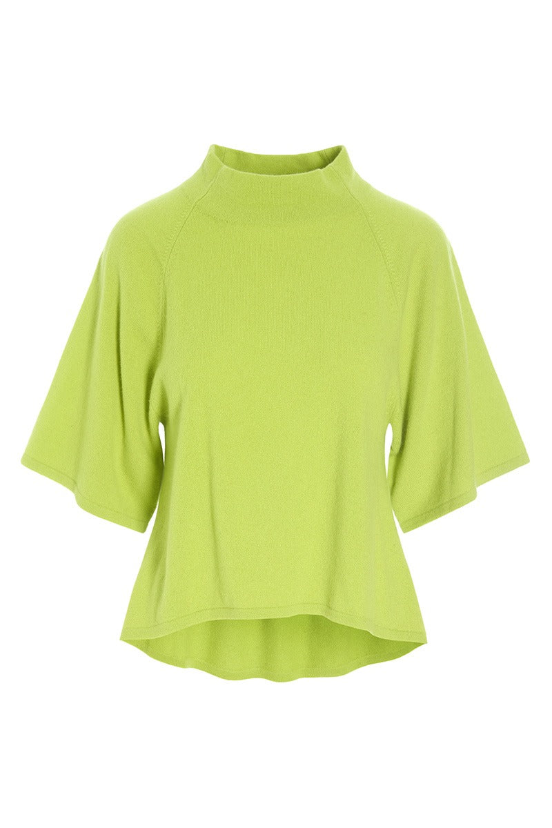 Bitte Kai Rand Cashmere High Necked Blouse - Lime