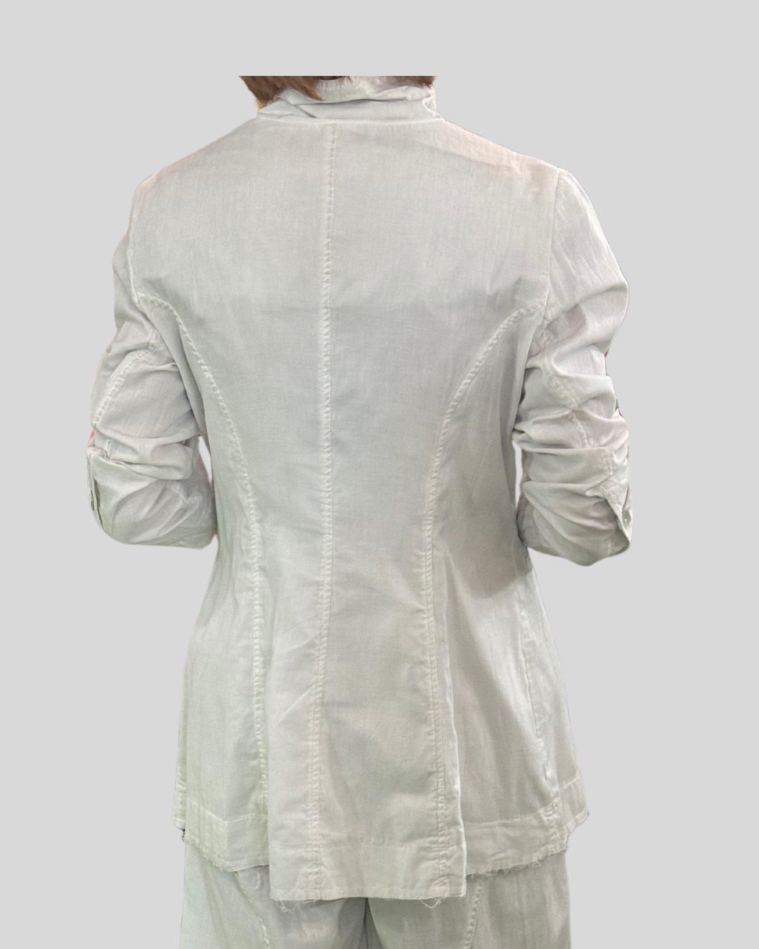 Baci Stonewash Shell Button Jacket